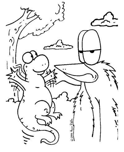 Free coloring pages of Creatures