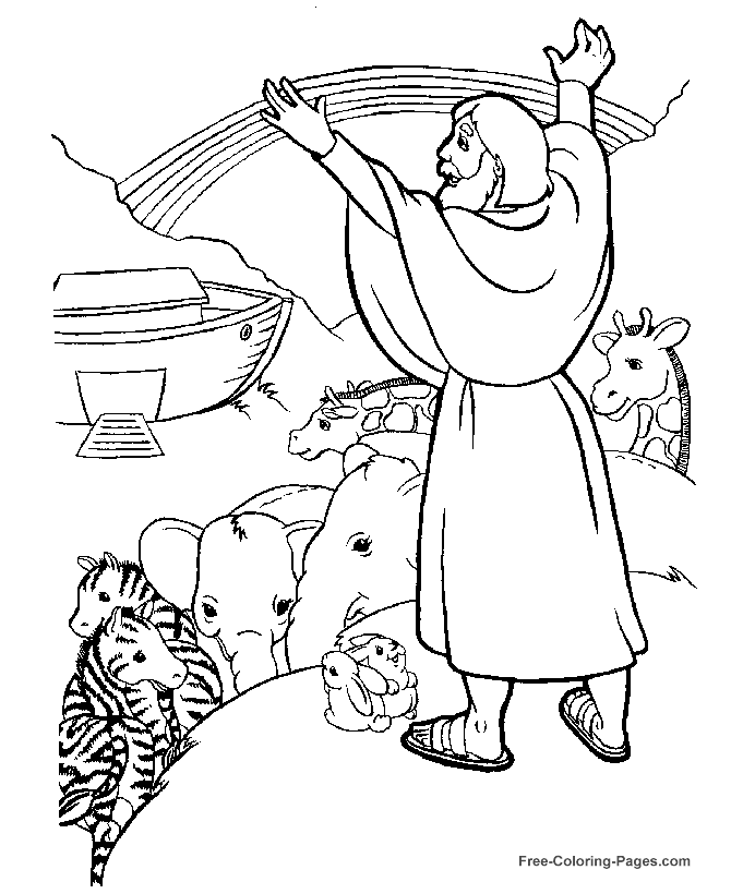 Christian picture to color - Bible