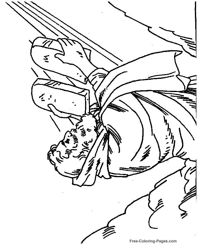 printable moses coloring pages