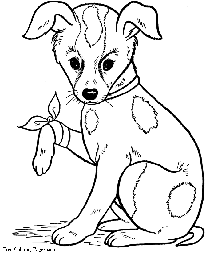 Dog coloring pages to print