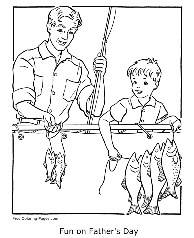 Father´s Day coloring pages 008