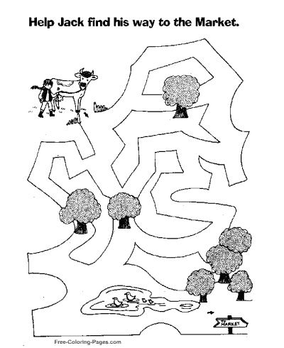 Kids maze puzzle