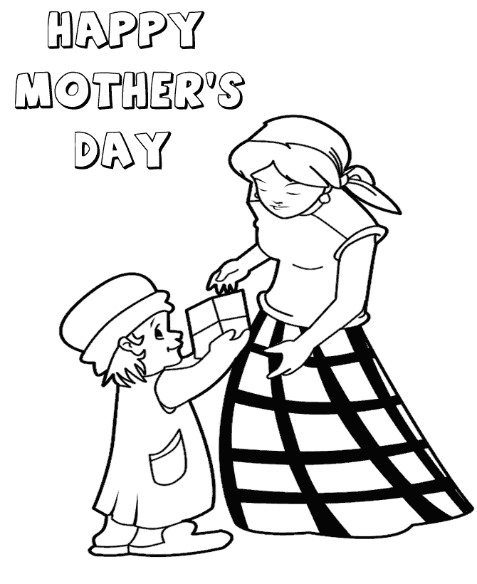 Mother´s Day coloring pages 4