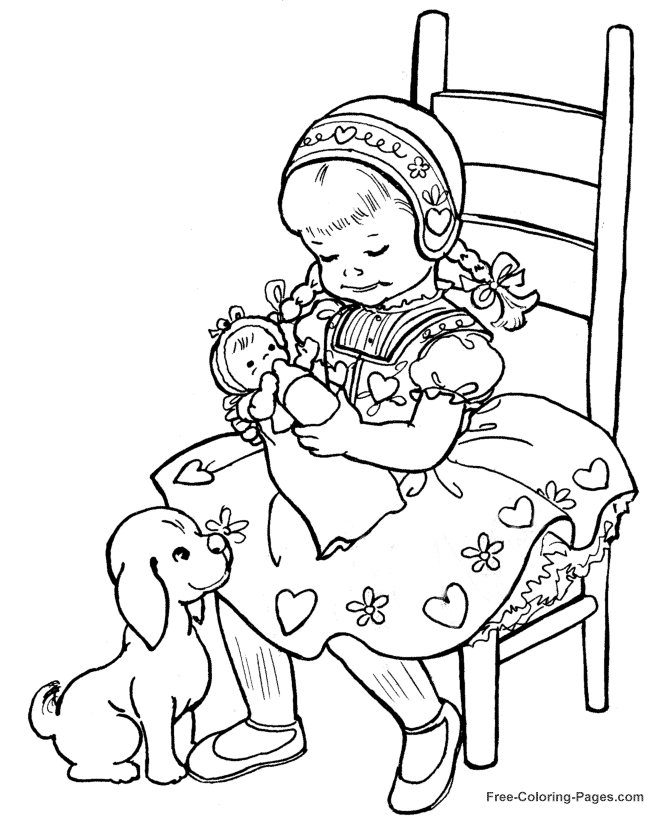 Printable princess coloring pages