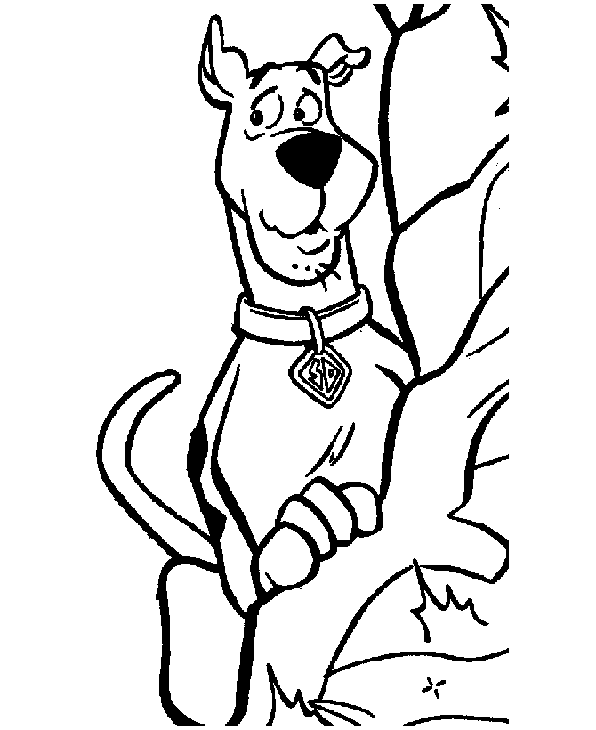 Scooby Doo coloring pages to print