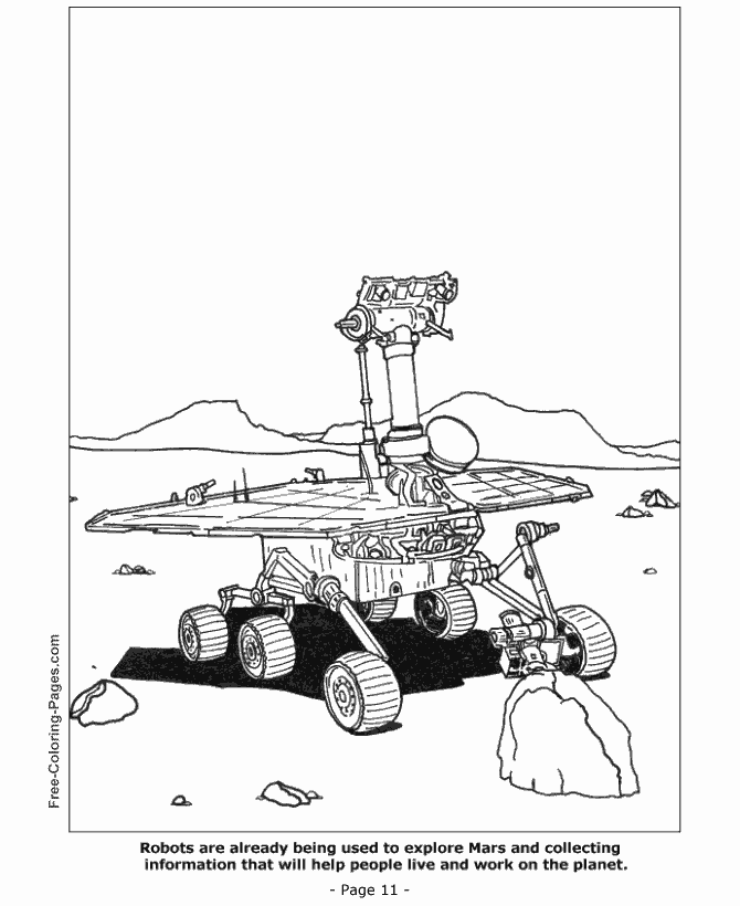 Space Shuttle coloring sheets and pictures