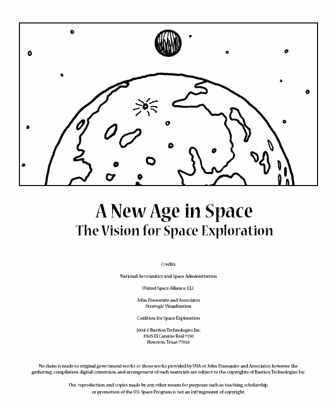 print coloring pages of space station
