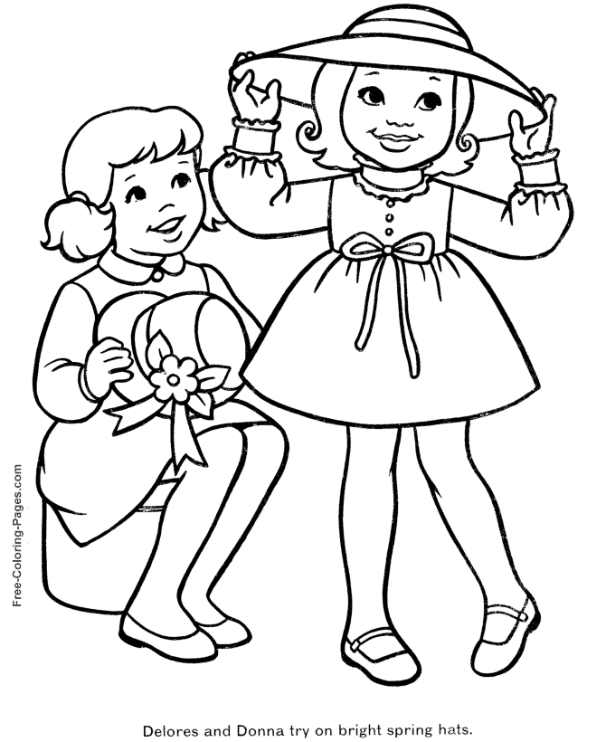 Printable Spring Coloring Pages - 05