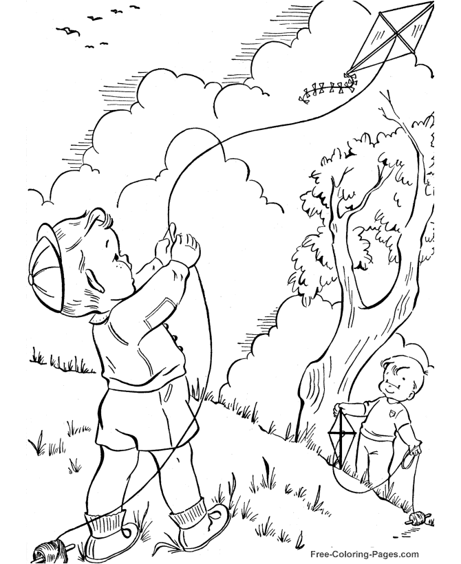 Spring Coloring Pages - 09