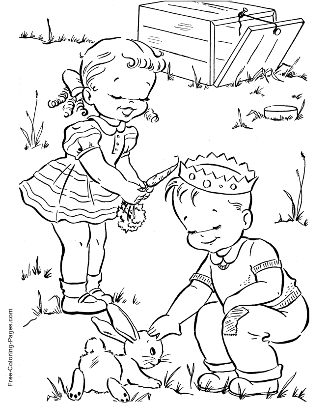 Spring Coloring Book Pictures - 20