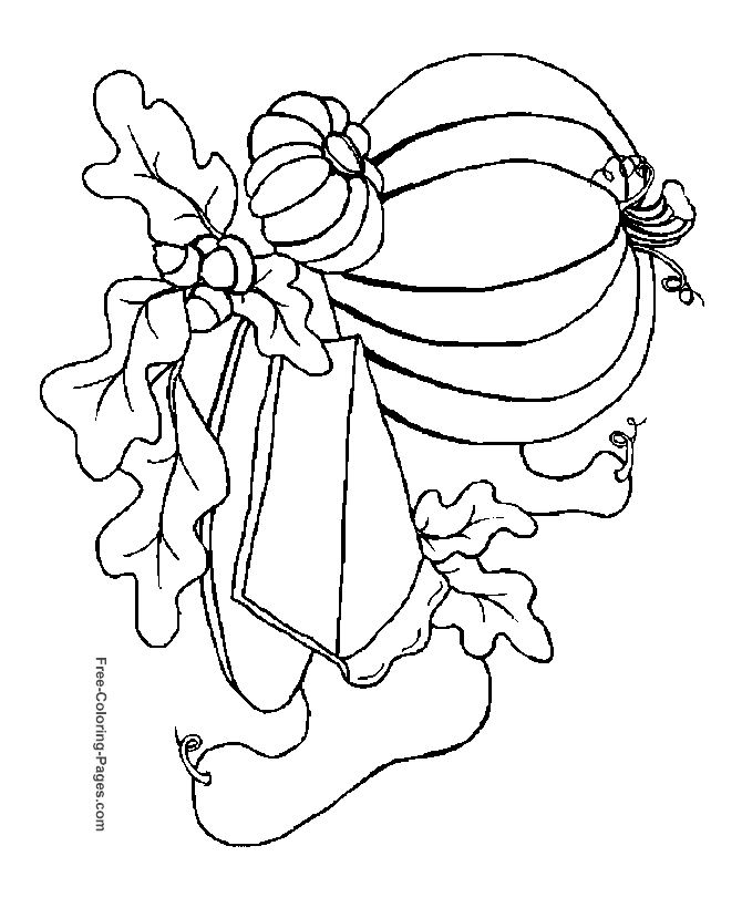 Printable Thanksgiving coloring pages 17