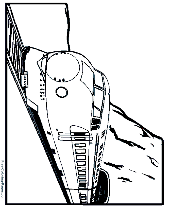 Kids train coloring pages to print