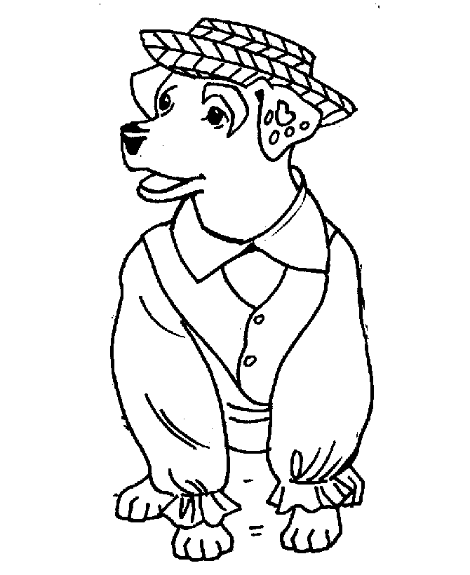 Print Wishbone coloring pictures