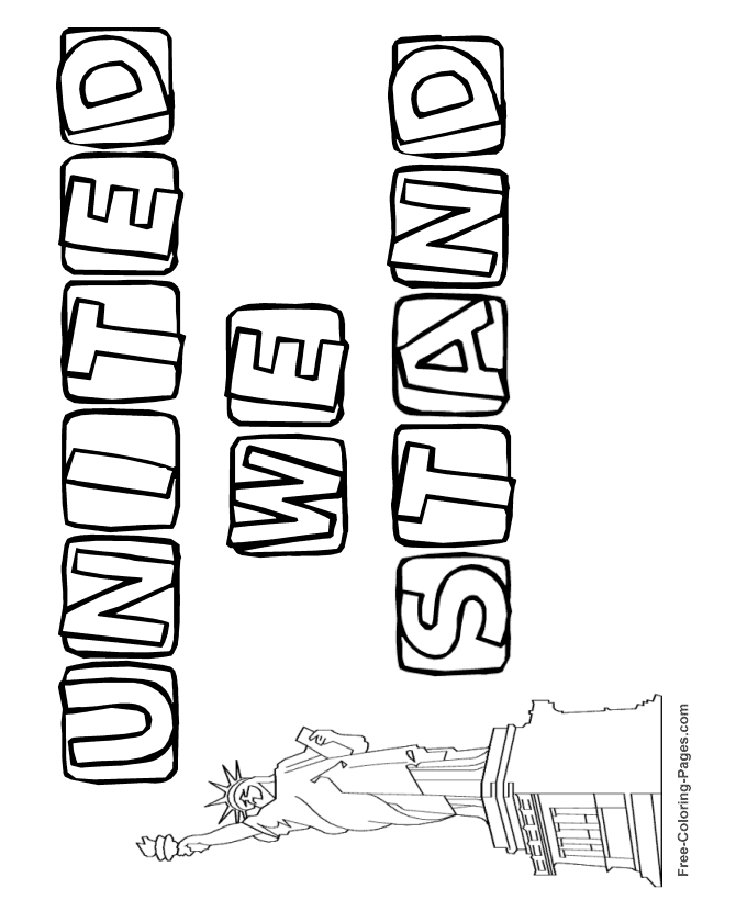United States coloring pages
