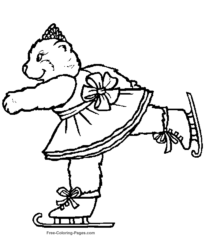 Animal coloring pages - Bear