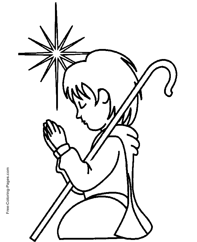 Christian coloring book pages