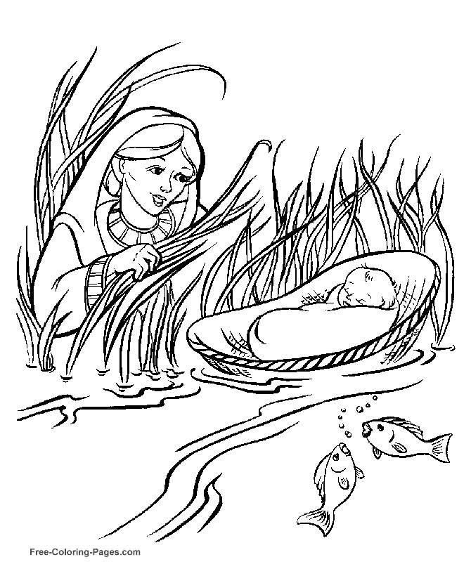 Bible coloring pictures - Christian picture to color