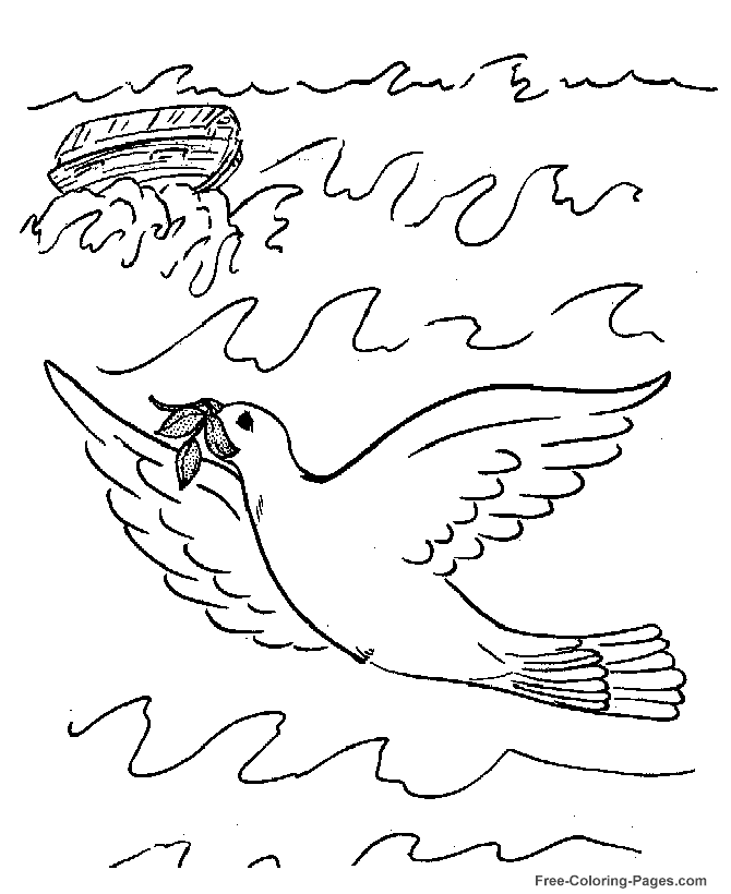 Bible coloring picture to print