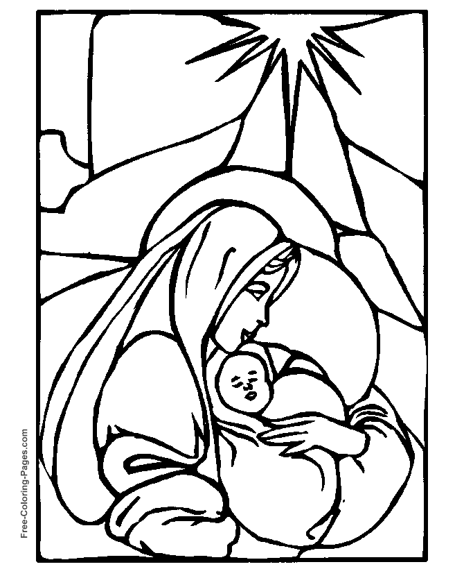 Bible coloring page to print