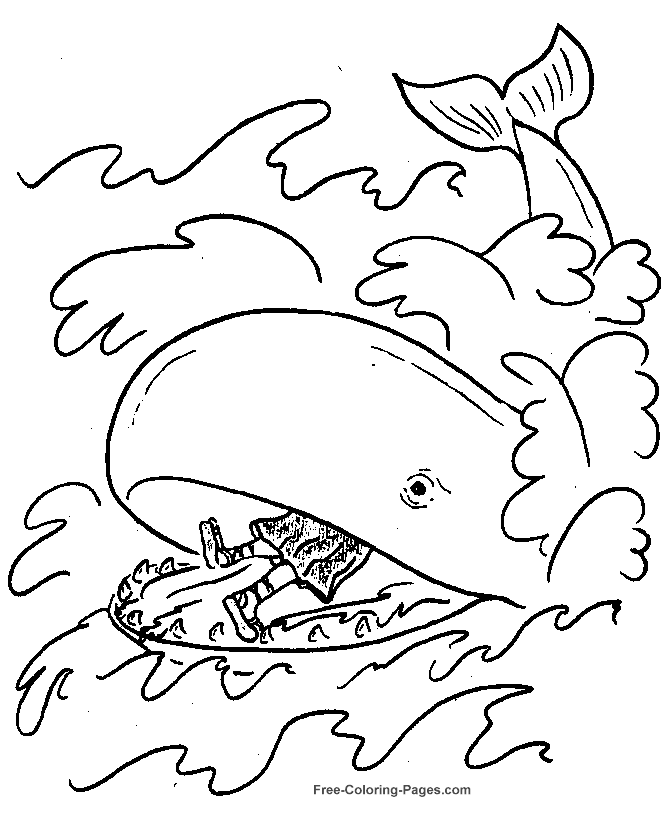 printable Jonah coloring pages