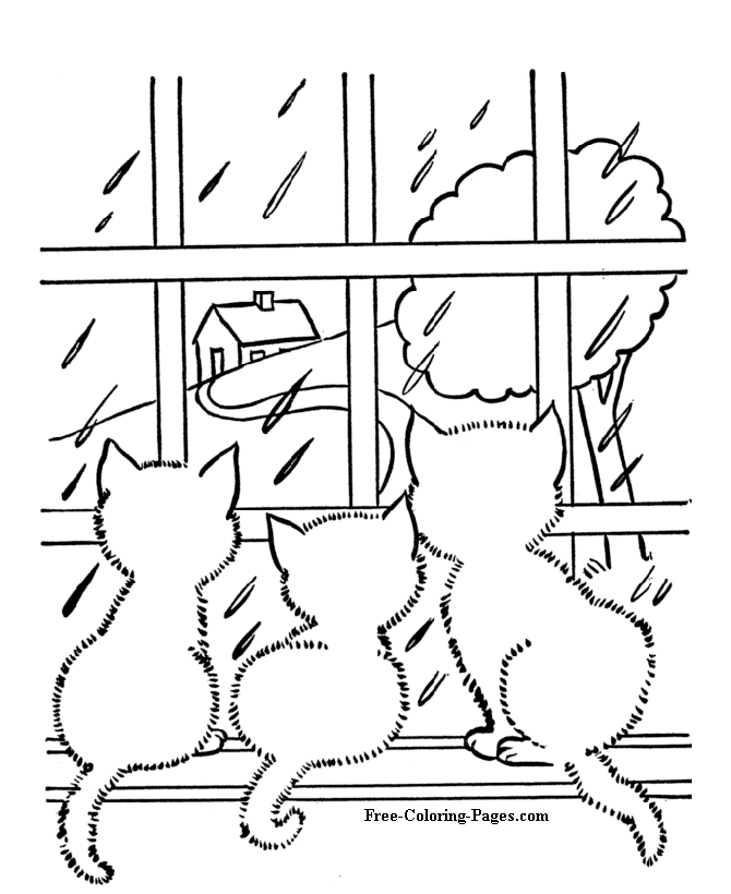 Printable Kittens to Color