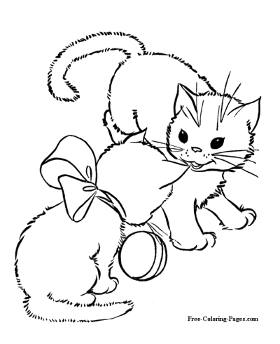 coloring pages of cats