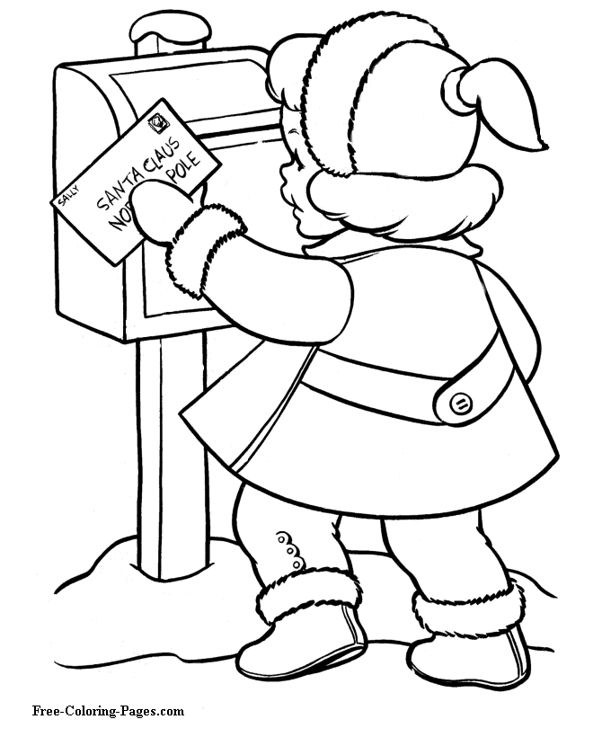 Christmas coloring pages - Christmas