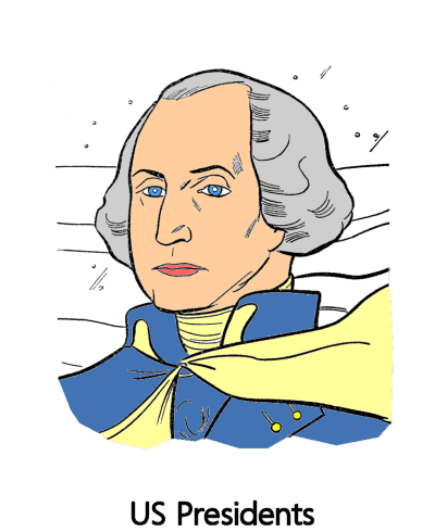 President's Day coloring pages, sheets and pictures