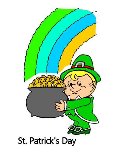 St. Patricks Day coloring pages, sheets and pictures