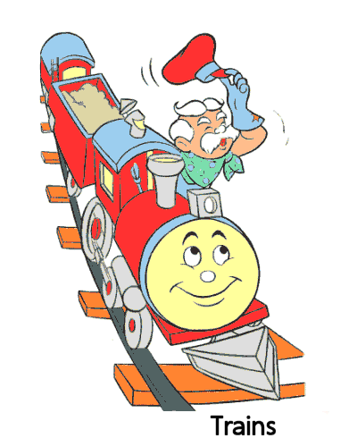 Train coloring pages, sheets and pictures