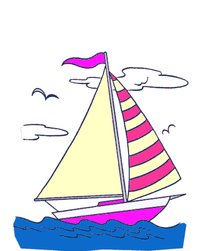 Boats to Print and Color