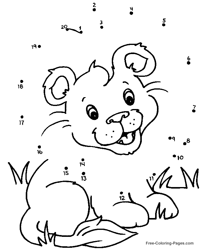 Free Dot To Dot Coloring Pages 2