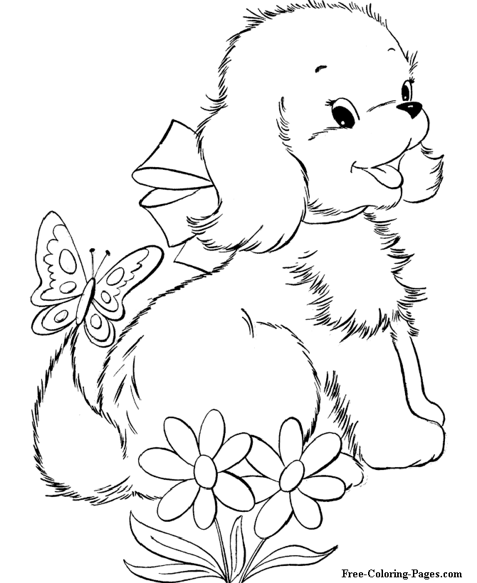 Dogs to print and color