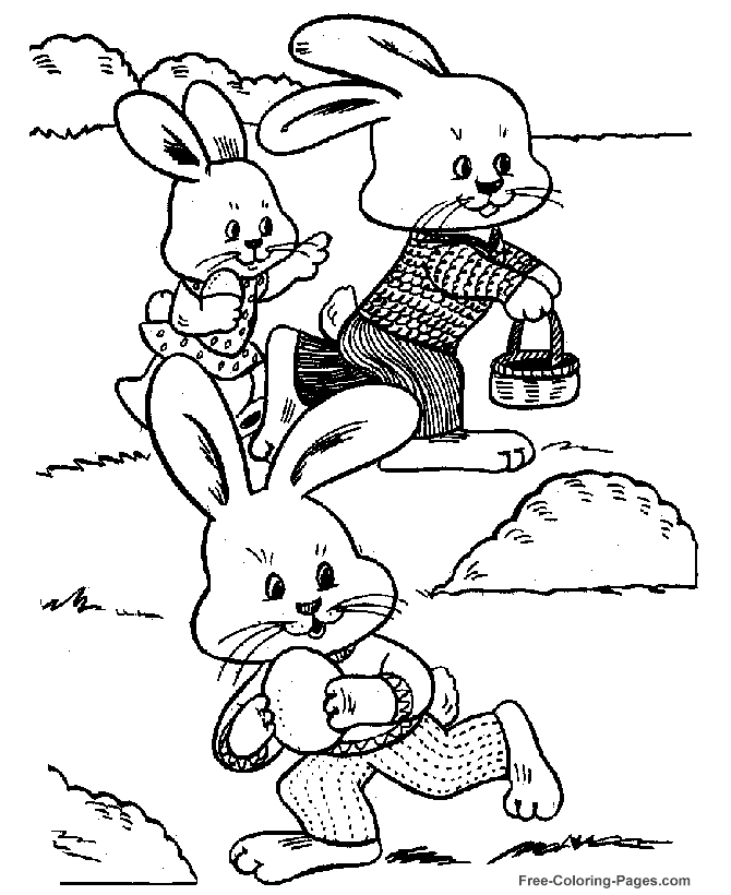Easter coloring pages - Egg page to color