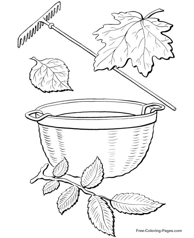Printable Fall Coloring Pages - 06