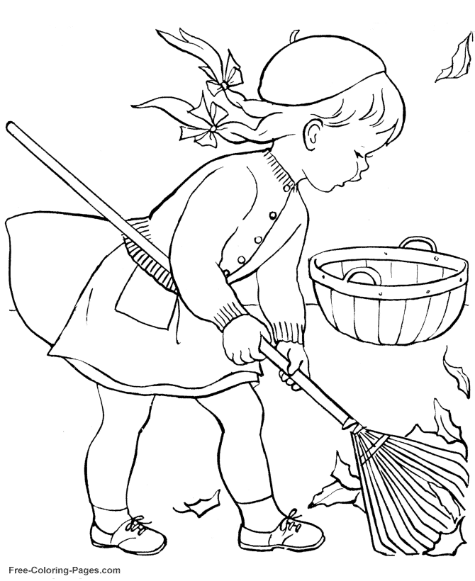 Printable Fall Coloring Pages - 07