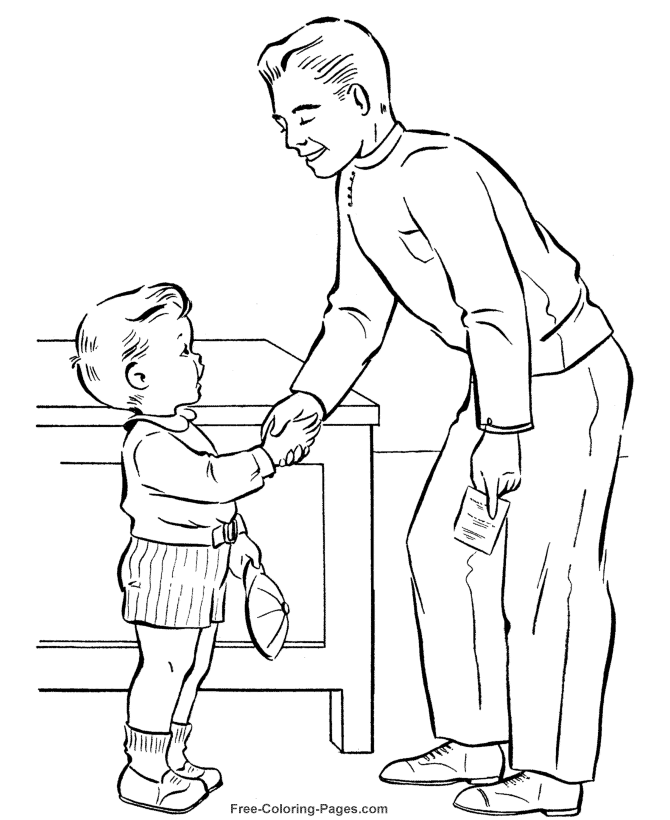 Father´s Day coloring pages 003