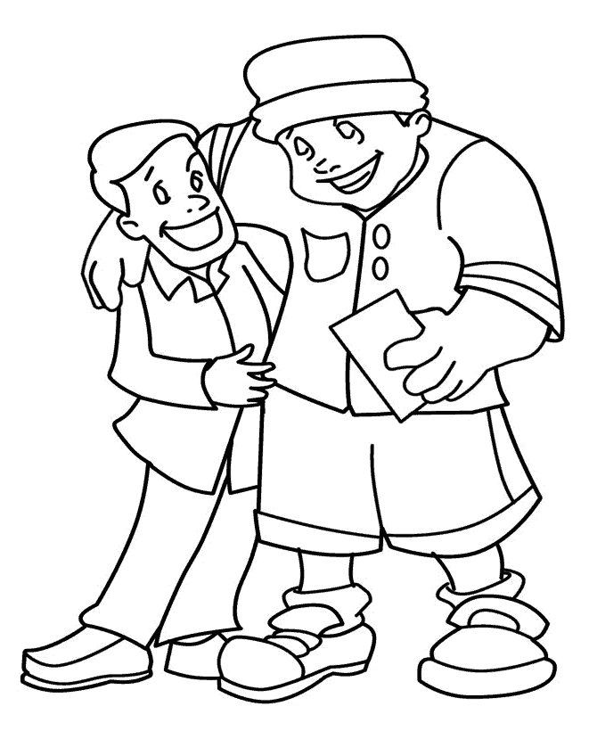 Father´s Day coloring page 4
