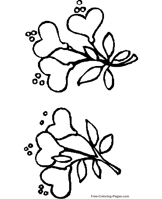 Flower coloring pages - Flowers 02
