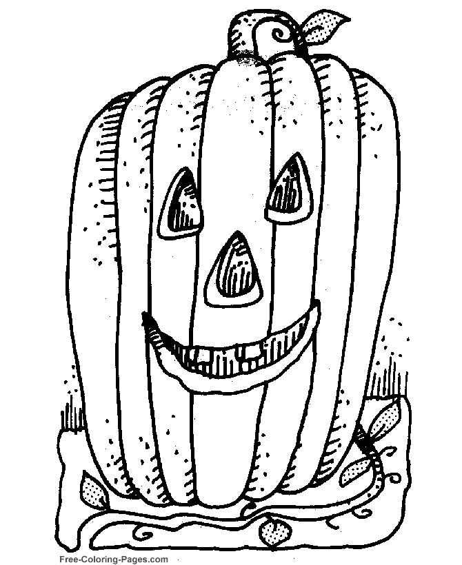 Halloween coloring pictures - Jack-O-Lanterns sheets