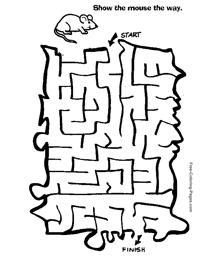 Kids channel mazes and worksheets