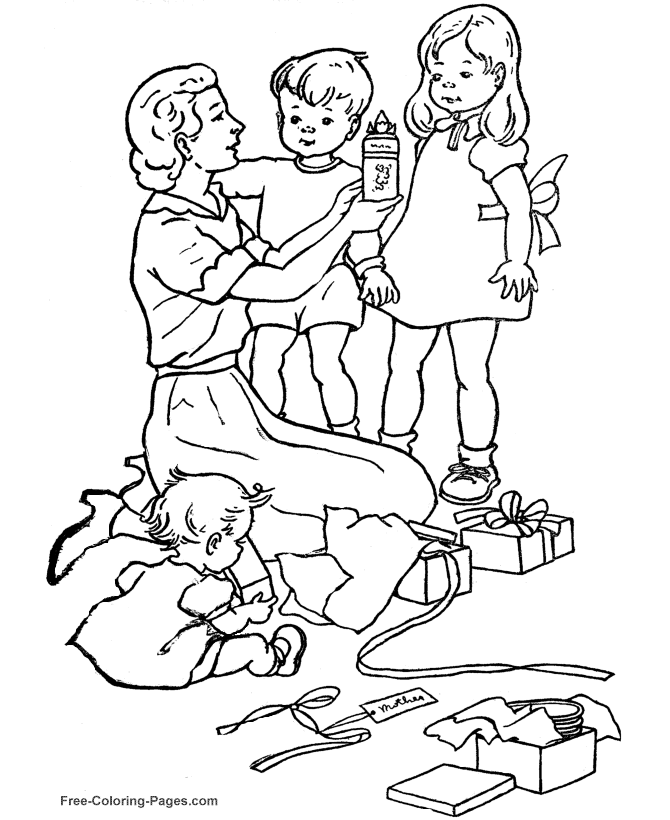 Mother´s Day coloring sheets 06