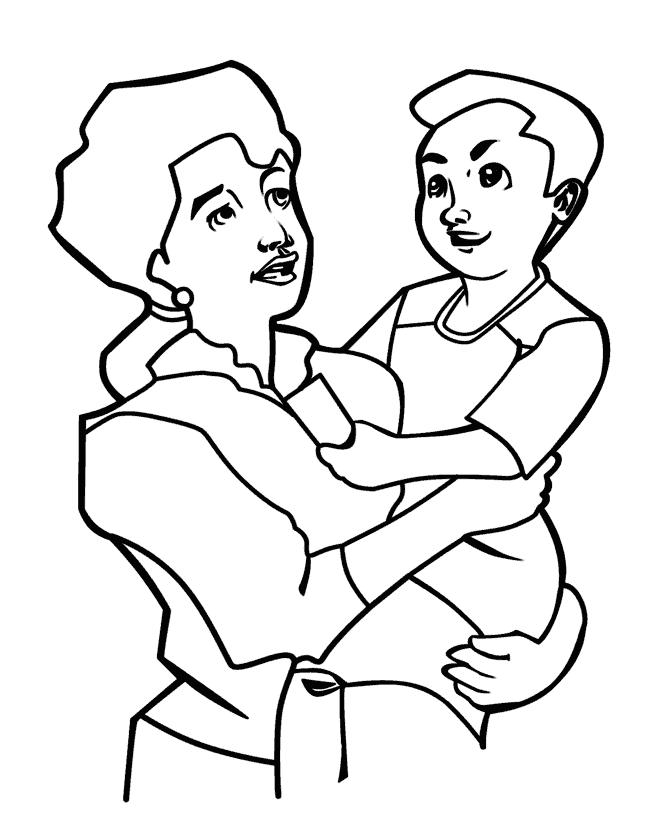 Printable Mother´s Day coloring pages 2