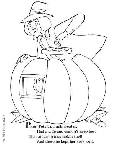 Peter, Peter Pumpkin-eater Nursery Rhyme