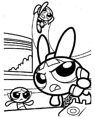 Printable Powerpuff Girls coloring pages