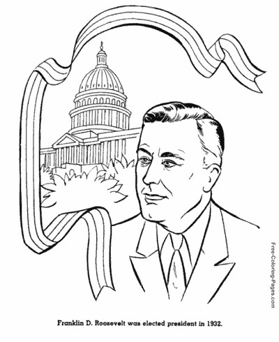 Presidents Day coloring pages