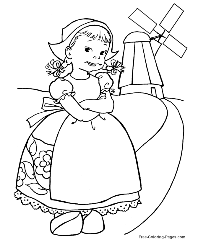 Printable princess coloring pages to color
