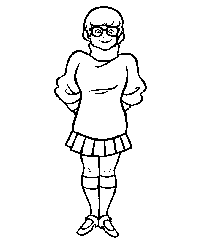 Scooby Doo coloring pages - Velma