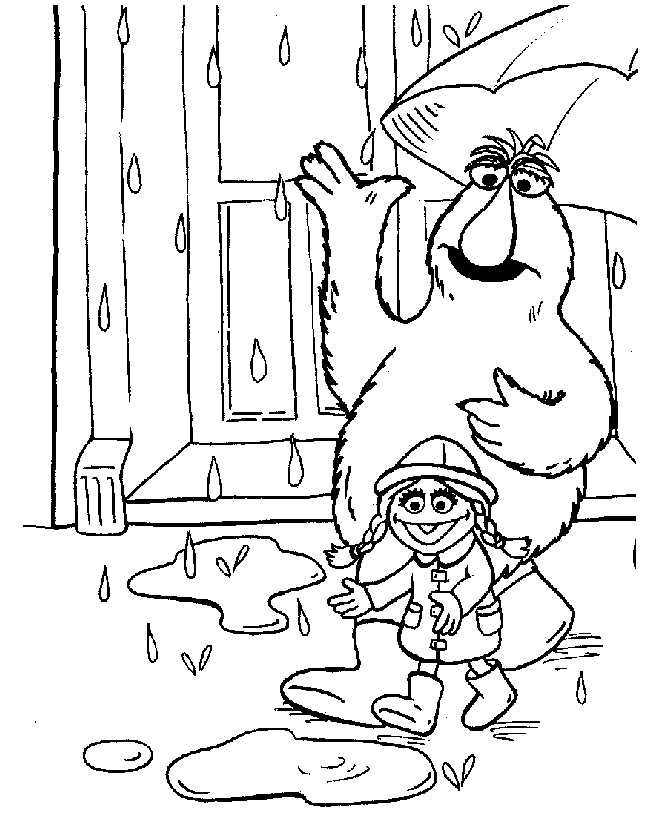 Sesame Street pages to color
