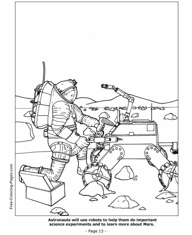 Space Shuttle coloring pages to print